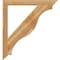 Ekena Millwork Funston Traditional Rough Sawn Bracket, Western Red Cedar, 4"W x 44"D x 48"H BKT04X44X48FST01RWR - alternate 2